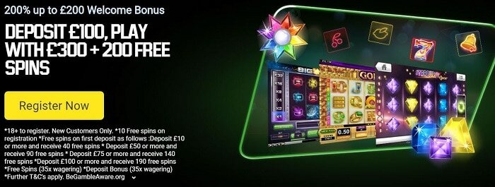 Unibet Casino Welcome Bonus